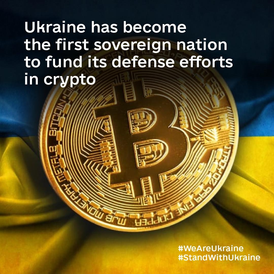 O. Borniakov, 🇺🇦 Deputy Minister for Digital Transformation: “Today,  cryptocurrency plays a significant role in the defense of Ukraine”. Bitcoin  and other cryptos were legalized in Ukraine in mid-March. Donate crypto to