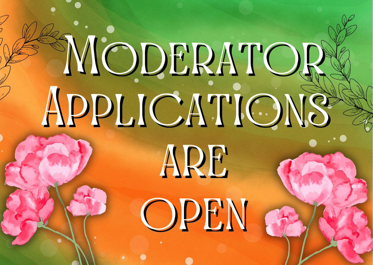 🌻Moderator Applications are now open!🌻

We are looking for a Shipping/Production and Finance Moderator!

Application Guidelines: bit.ly/3h03d0E

Apply here: docs.google.com/forms/d/e/1FAI…