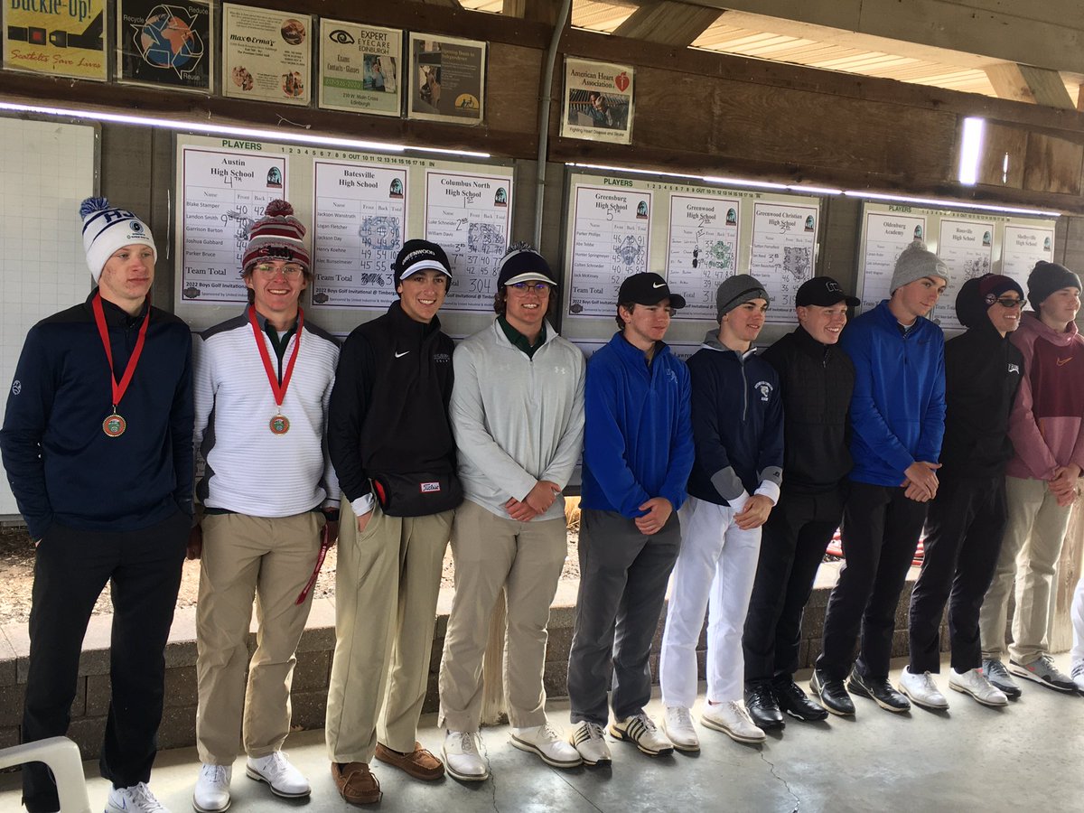 Woodmen finish Runner up today at the <a href="/Eburghathletics/">Edinburgh Lancers</a> Invite shooting 310 to Columbus North 306 Three players make all tournament team. <a href="/jwatkins2022/">Jackson Watkins</a> 71 <a href="/ConnerChase11/">Conner Chase</a> 78 <a href="/ElijahPoe4/">Elijah Poe</a> 78 other scores Jahlon Burton 89 Davis Arthur 83 <a href="/Gwoodathletics/">Greenwood Athletics</a>