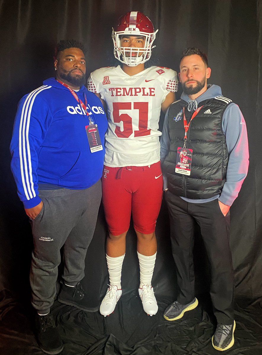 Cumberland Football (@chsclippersfb) on Twitter photo ‘23 Patrick Conserve (<a href="/JrConserve/">Patrick Conserve Jr.</a>) on his JR Day visit at Temple University! #AnchorDown #NextUp23 ‘23 Patrick Conserve (<a href="/JrConserve/">Patrick Conserve Jr.</a>) on his JR Day visit at Temple University! #AnchorDown #NextUp23