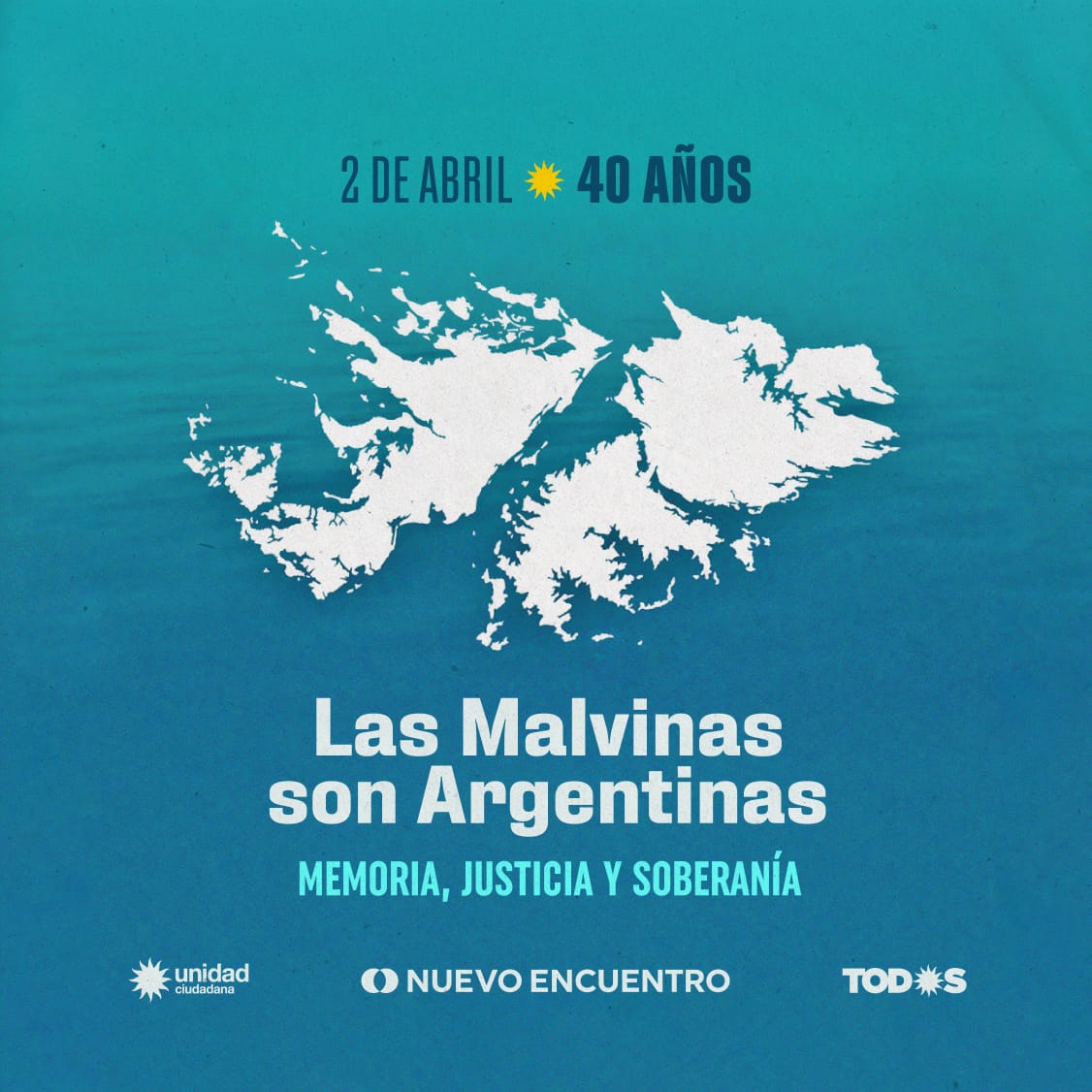 juventudnecaba's tweet photo. A 40 años de la guerra, reafirmamos y rememoramos nuestro derecho soberano.

Gloria eterna a los caídos y eterno agradecimiento a los héroes. 

Memoria, Justicia y Soberanía.

#MalvinasArgentinas https://t.co/X25wZOtoUN