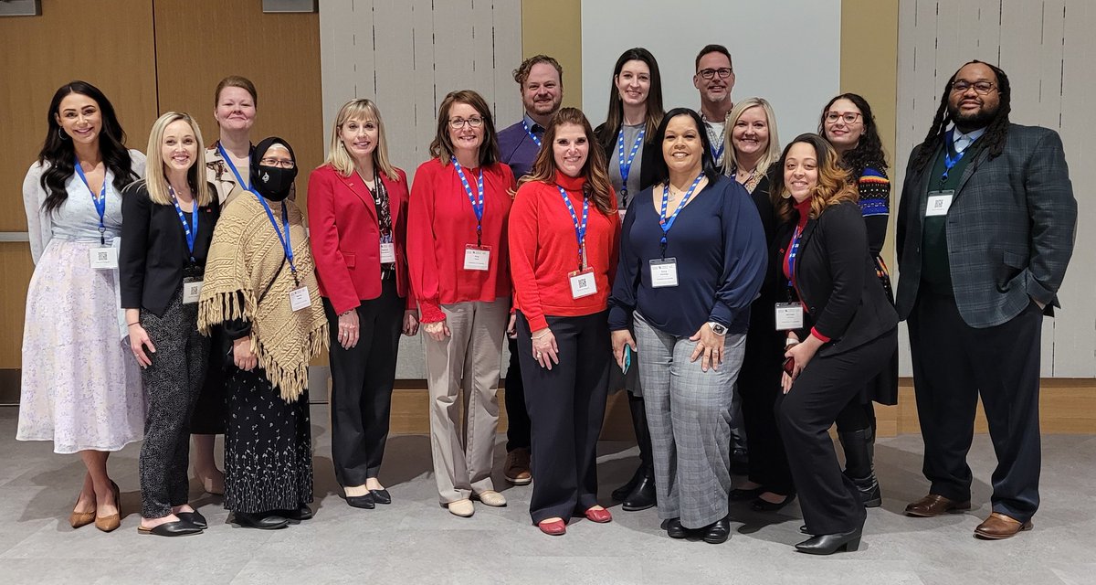 UofL_EdLead's tweet photo. UofL students at the Spring Research Conference 2022 in Lexington.  Most of Block 23 and a few guests. It was a REALLY good day! #SRC2022 #LeadershipMatters @UofLCEHD https://t.co/neSKE71kiK