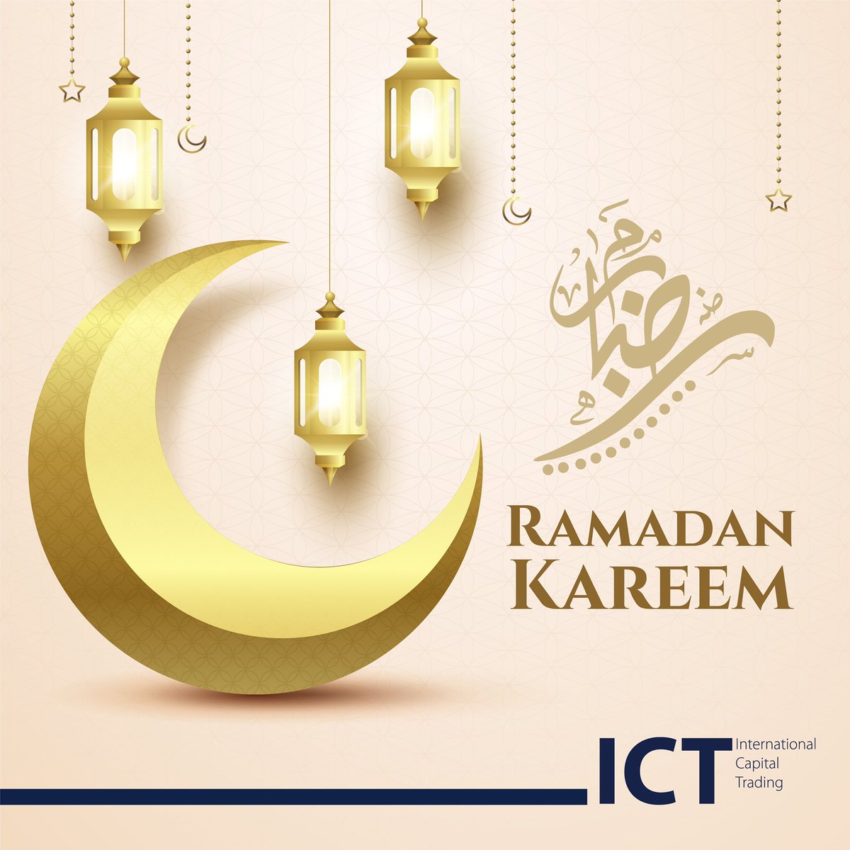 ICT wishes you and your loved ones a blessed Holy Month of Ramadan🌙 #RamadanMubarak  #RamadanKareem  #ICT #InternationalCapitalTrading
