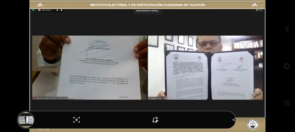 IEPACYucatan's tweet photo. El Dr Flavio Galván Rivera impartió la conferencia Democracia directa, representativa y participativa, en el marco de la firma del convenio de colaboración signado ayer entre el @IEPACYucatan y la @BElectorales 
Te invitamos a verlo aquí https://t.co/KF5dl36IxV https://t.co/eLHEAIhnIH