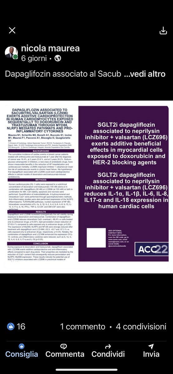 Nicola Maurea MD, FACC, FESC (@nicolamaurea) on Twitter photo 