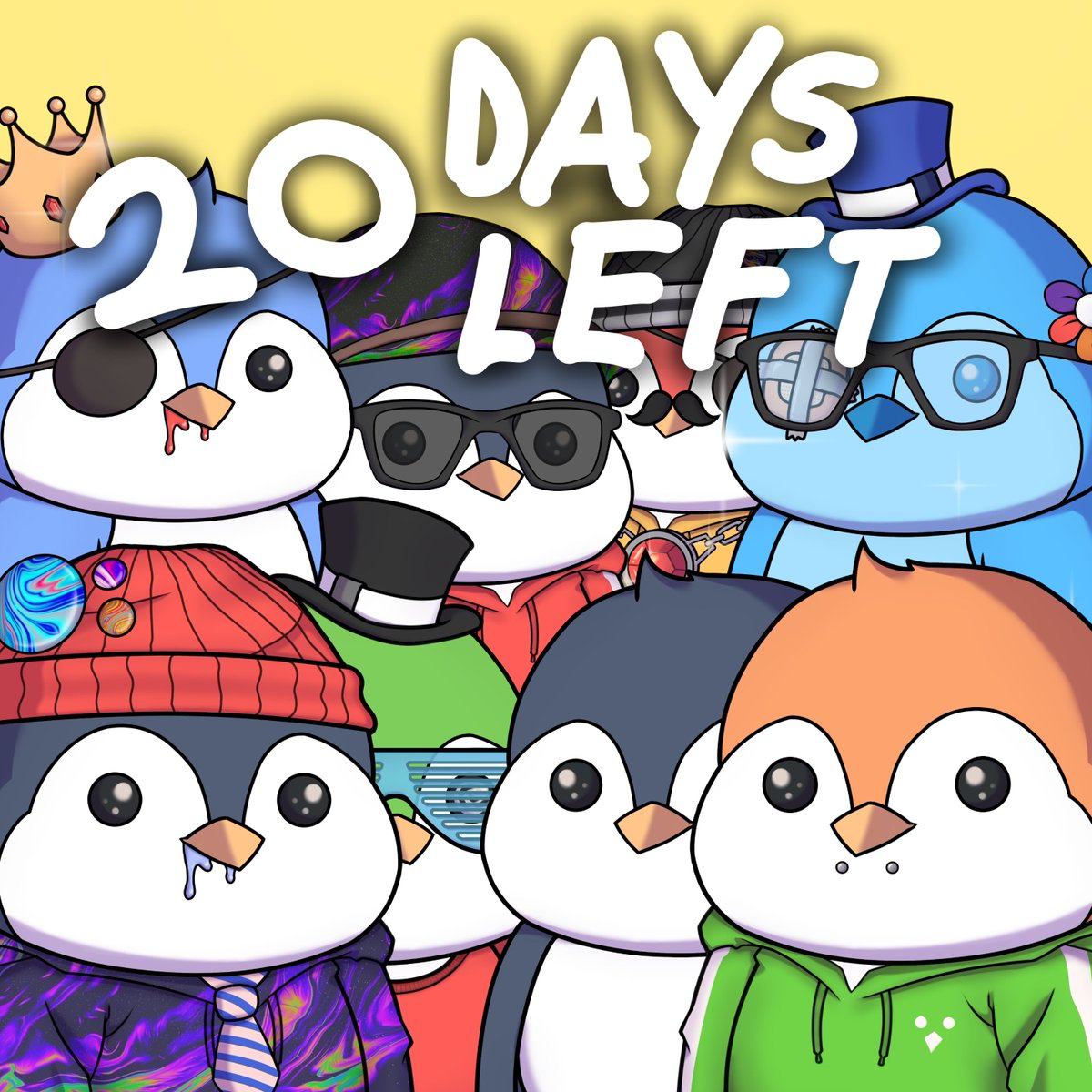 PenguinsStylish's tweet photo. Few days left until the Stylish Penguins!😄

#NFTProject #Mint #NFTCommunity #NFT #NFTs #NFTGiveaway https://t.co/6HUAhSfBql