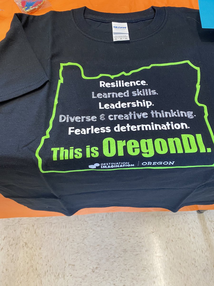 So much fun appraising at <a href="/IDODI/">Destination Imagination</a> Oregon tournament today!  Congrats to the creative team from <a href="/wearelosd/">LOSD</a> Palisades World Language School and thanks to the PiggyCopters team for the beautiful Oregon bird pin!