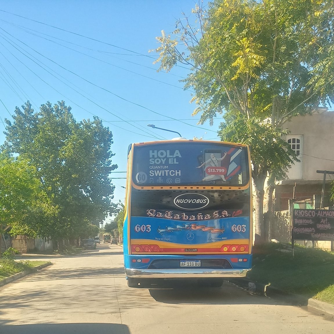 CiudadDeBondis's tweet photo. #SabadoDeAportes
Continuamos con el coche más nuevo de #LaCabaña al menos en las lineas nacionales (172 y 174). Este es el #603, que pertenece a la #Linea174, carrozado por #Nuovobus, chasis #MB1621. https://t.co/eMLmoZTo92