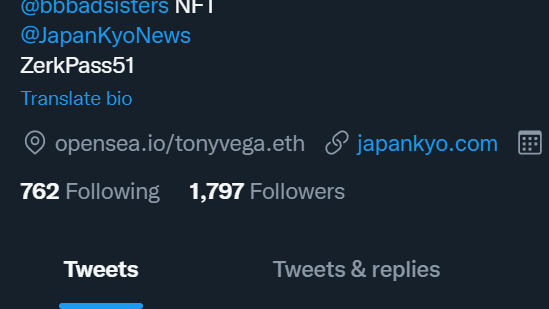TheVegaTony's tweet photo. GM!
後3人で1800!!
親切な3名募集中!😄
Just 3 more till 1800 followers!
How about some love #NFTcommunity?
Help an #NFT lover out!
#NFTs #NFTcollector #NFTstuff https://t.co/wBFXTebo9l
