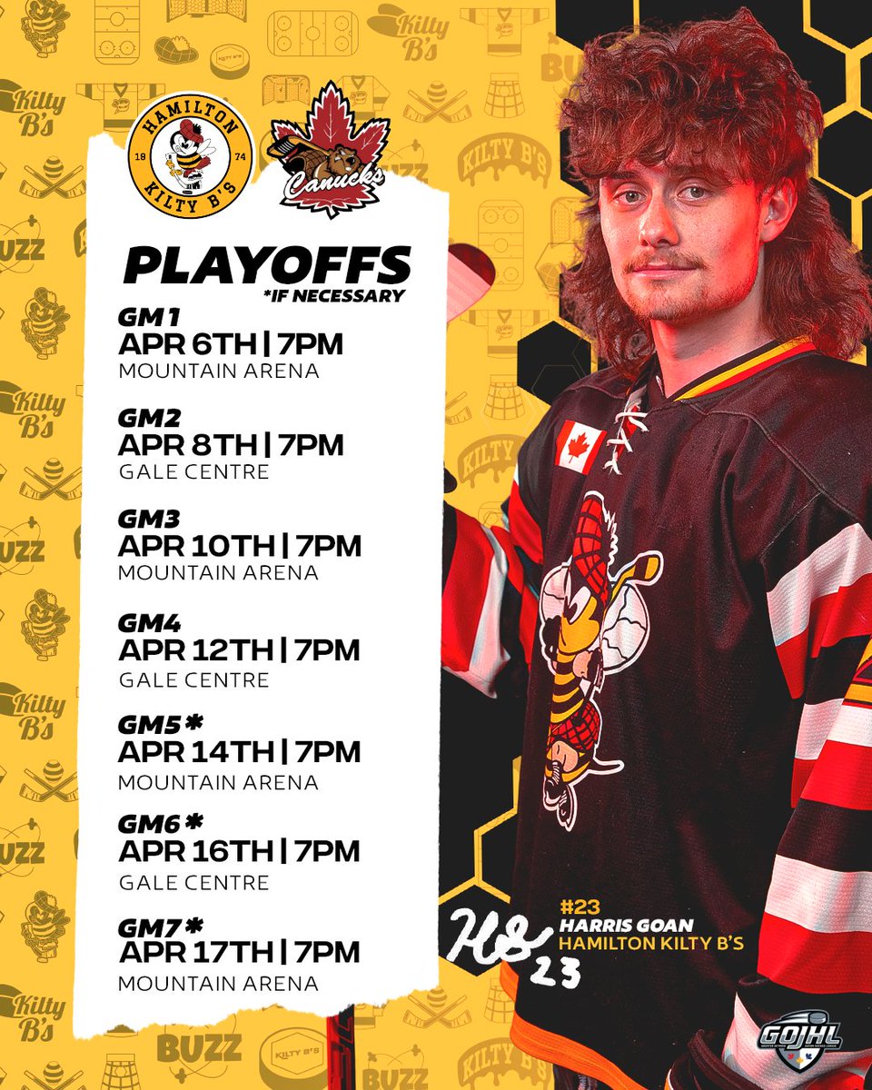 🔒 LOCK IT IN

RD 1  🆚 <a href="/NF_Canucks/">Niagara Falls Jr Canucks</a> 

#BringBackTheBuzz | #GOJHL