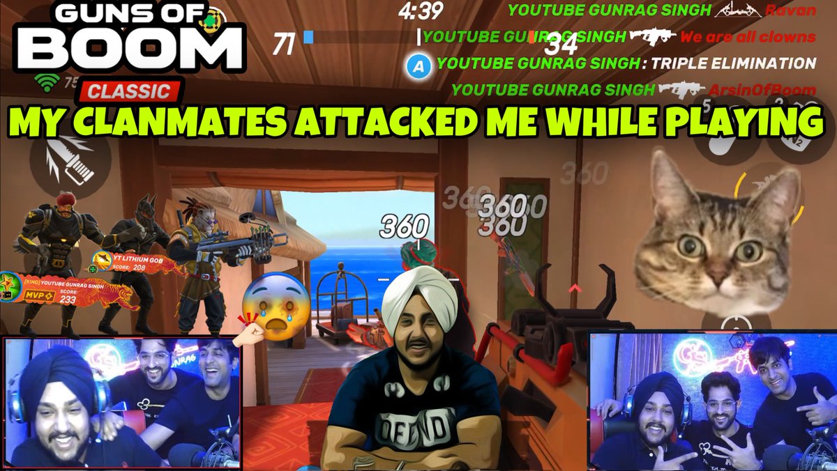 GunragS's tweet photo. Playing with your gaming buddies is always fun and better when they come while u are streaming 🙈🤣❤️ @godsofboom here is something different hope u all enjoy. 💪✅
#gunsofboom #streaming #gunrag

https://t.co/bVtKcJaJTU
@ShivamArora02 @TheAshishArora https://t.co/ntYHPXrQxZ