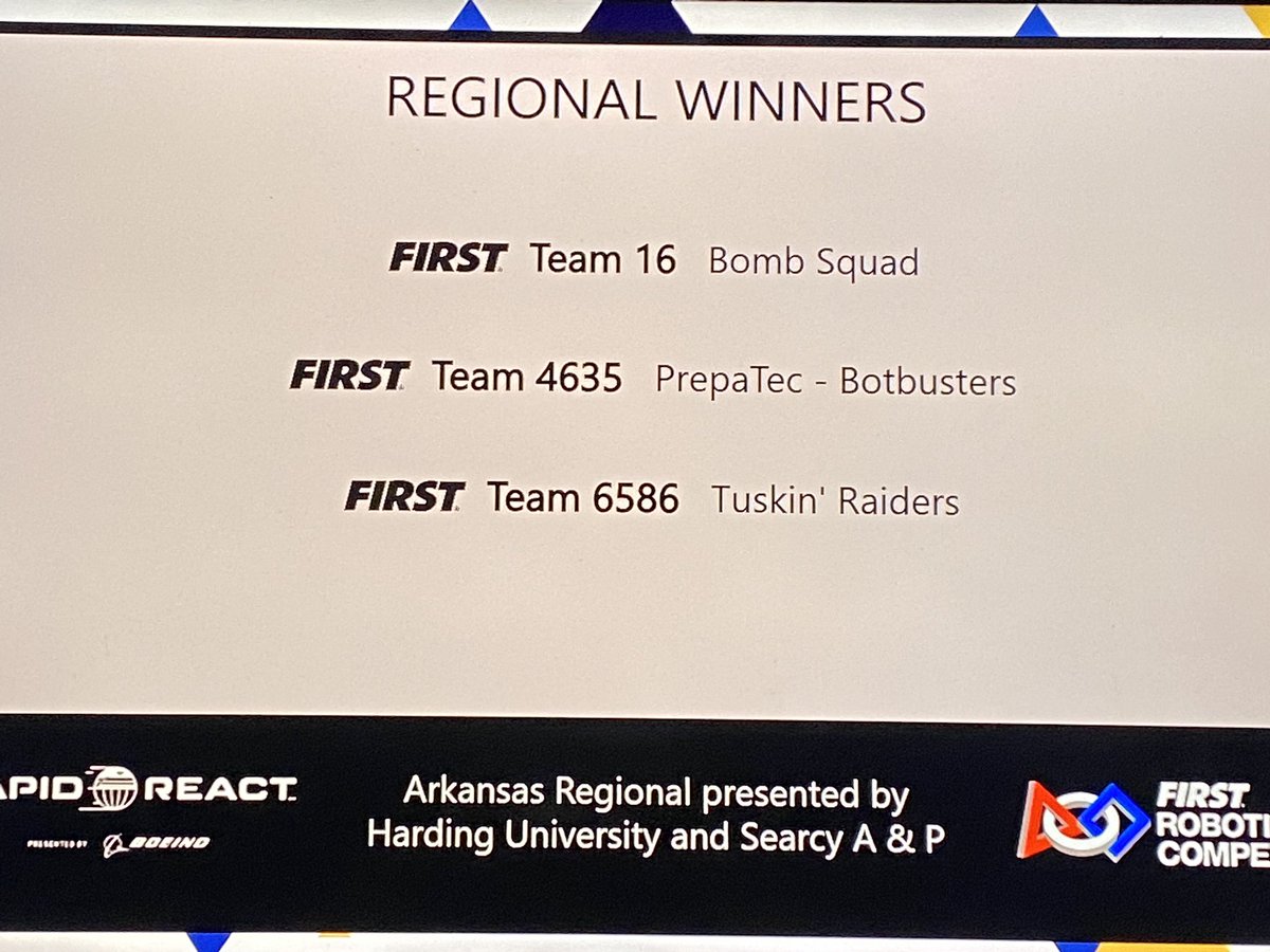bits_mhhs's tweet photo. Way to go Bomb Squad!  @FRCTeam16 bring home a Regional Win!  The also won the Autonomous award for our 5 ball auto. https://t.co/1Jd6ZLxBEf