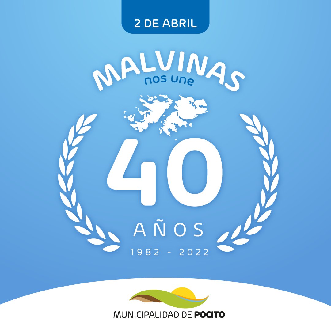 Gloria y honor, respeto y memoria, porque un pueblo no puede olvidar a sus héroes que dieron la vida por la Patria. ¡Las Malvinas, siempre argentinas, nuestros Veteranos y Caídos, siempre héroes!

#2DeAbril #MalvinasArgentinas #MalvinasNosUne