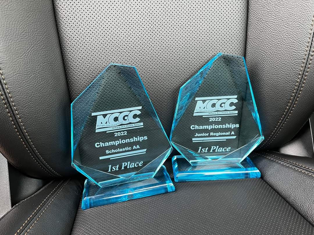 lchs_band's tweet photo. Congratulations to both LCHS & Inspire Me on taking FIRST PLACE at today's MCGC 2022 State Finals at Saginaw Valley State today. #MCGC #LancerCountry #LancerPride #WinterGuard #ColorGuard https://t.co/OucPyGSQ9I