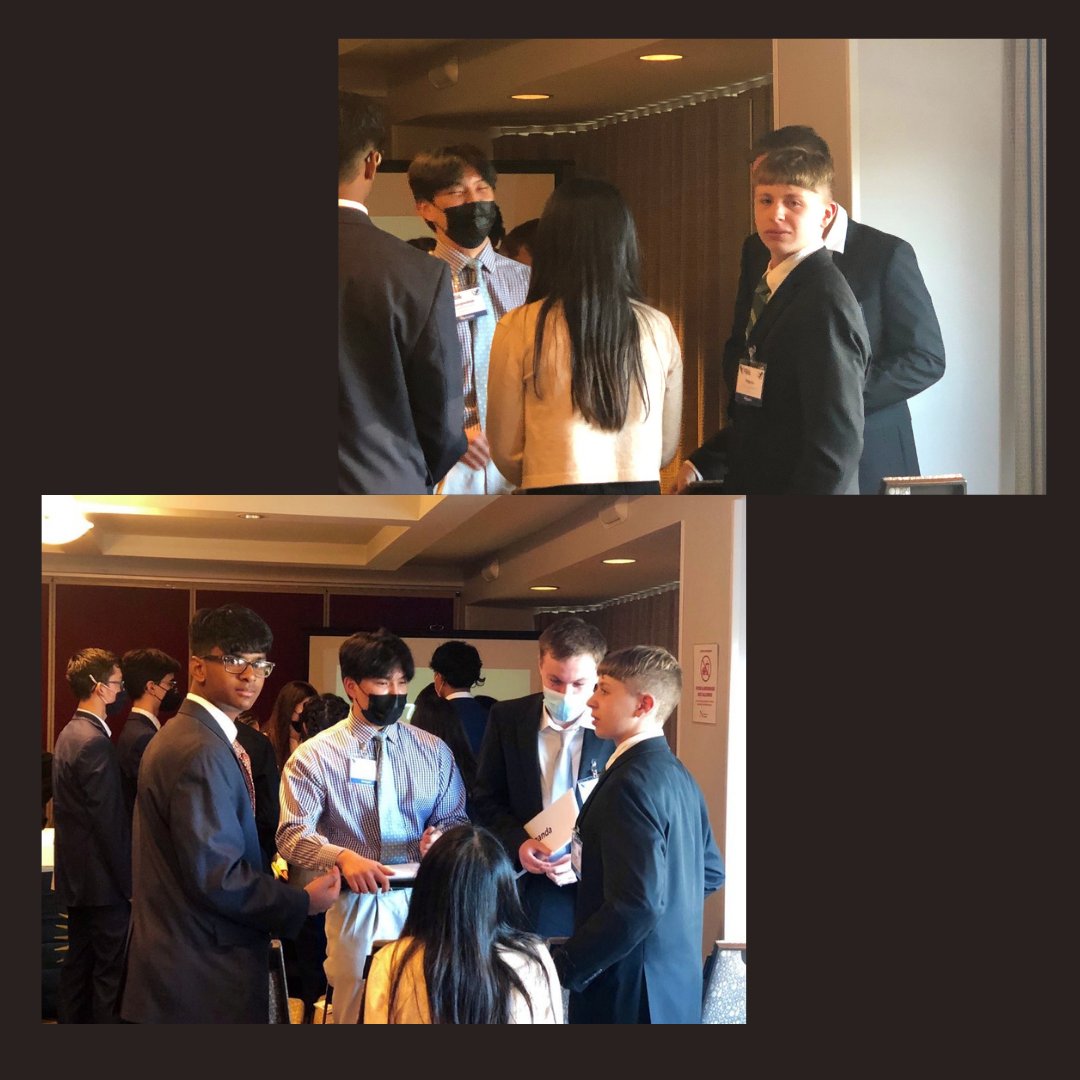bhs_chalmers's tweet photo. Suhaan and Liam take notice of who is in the room!    #eaglemunc https://t.co/9lCNvTheGy