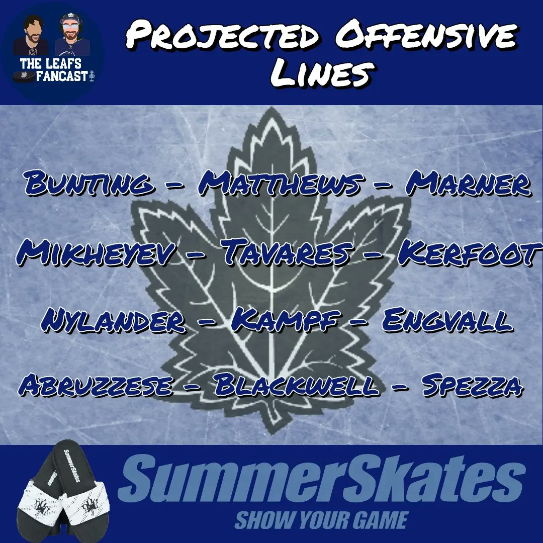 TheLeafsFancast's tweet photo. IT'S MAPLE LEAFS GAME DAY AND YOU KNOW WHAT THAT MEANS!!!
The Leafs look to extend their win streak to 4 as they take on the Flyers.
Swipe to see tonight's Projected Lineup presented by @Summerskates
#FanCastic #LeafsForever #BudsAllDay #TMLTalk #GoLeafsGo #ShowYourGame https://t.co/PJlEX9fA66