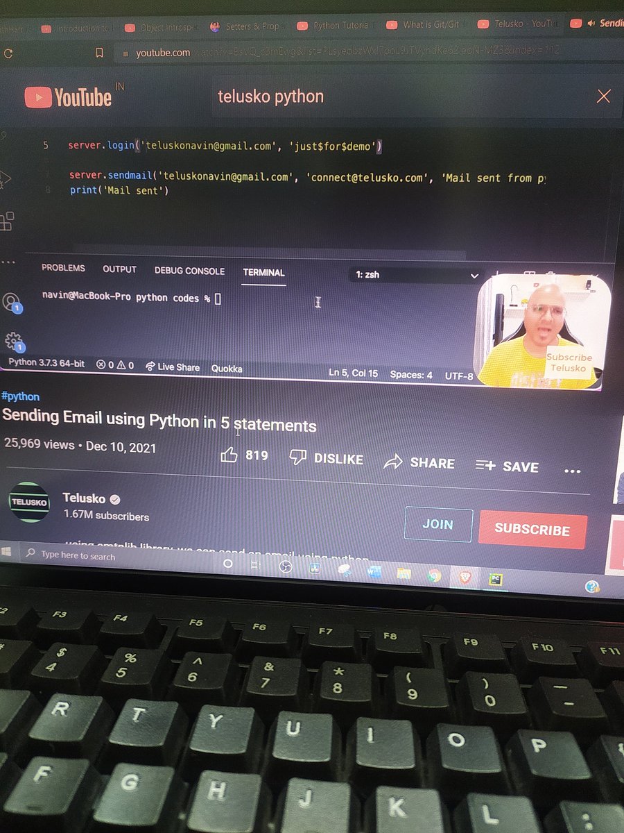 VenkatAchyut's tweet image. #oopsinpython #oops #Python #100DaysOfCode #Coding #programming