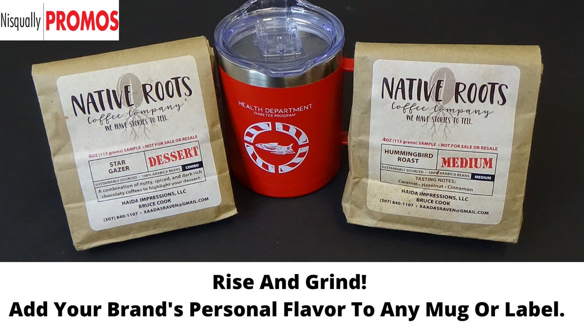 NisquallyPostPr's tweet image. Add your brand’s personal flavor to a coffee cup or coffee bag, and your customers will be reminded of your company with every sip!
#CustomCoffee #CoffeeMug #Coffee
promos.nisquallypostandprint.com