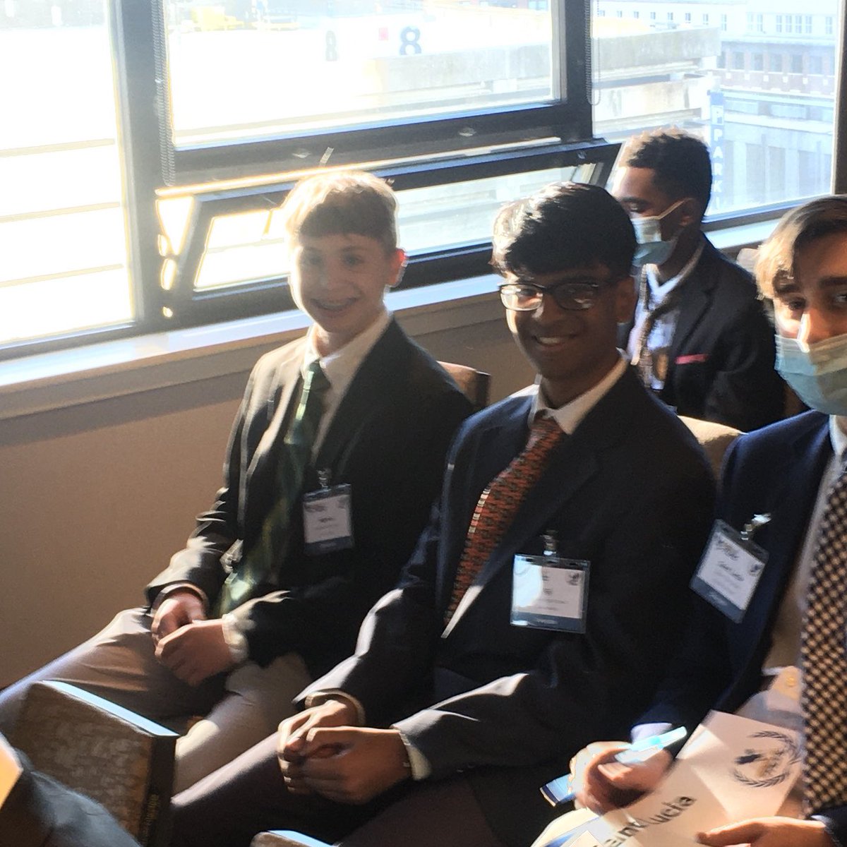 BHS_ModelUN's tweet photo. Committee went great today at EagleMUNC X! Our delegates are having a blast in Boston 🦅🌆 https://t.co/b7vEhRc9a2