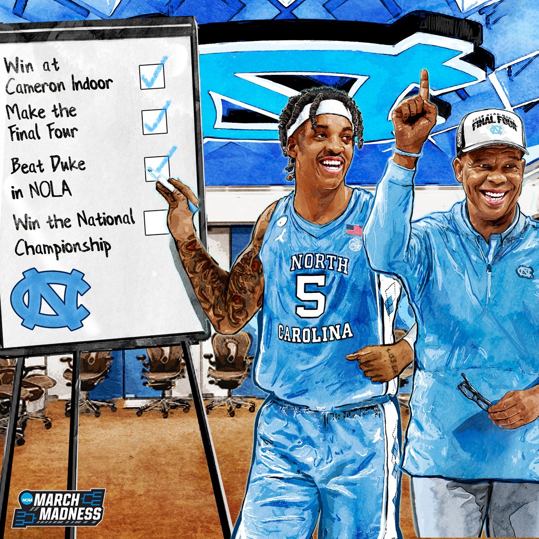 A HISTORIC run for the Tar Heels... but they're not done yet!!! 🗣 #MFinalFour