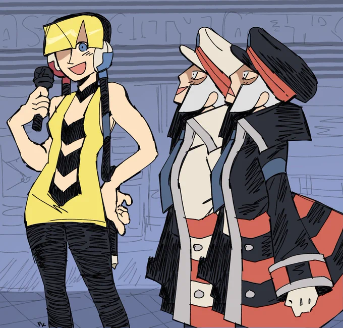 i like when ppl draw elesa taller than the twins tall girl representation <3 