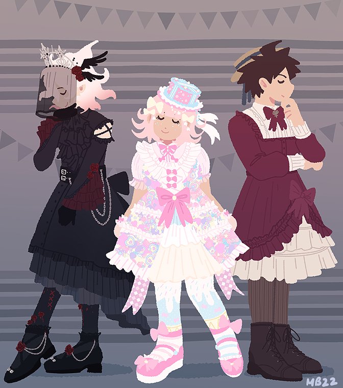 minhtblue's tweet photo. 💀🍰☕️ #danganronpa https://t.co/9EfPugmbXG