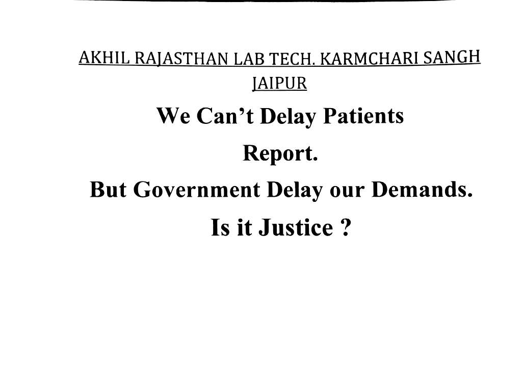 Pratibh11943721's tweet photo. @ashokgehlot51 @raj_indianews @Rashkagauri @Medical51451042 @yogeshg43167717 @labunion1 @AhmedVaqui @Aamitabh2 @manojpehul @dsrajpurohit291 @sanjayyadavij लैबटेक्नीशियन के गांधीवादी आंदोलनो की आपने तारीफ की 
वावजूद इसके हमे कुछ नहीं मिला, जबकि अन्य संवर्गों को समय समय पर आप द्वारा बहुतकुछ दिया गया
LT के साथ सौतेलापन क्यों?
हम लोग बहुतही निराश हैं
लोकतंत्र में सबको न्यायमिलना चाहिए।
LT के साथ न्याय कीजिये
समस्याओं का निराकरण कीजिये https://t.co/5xStDeCB0Z