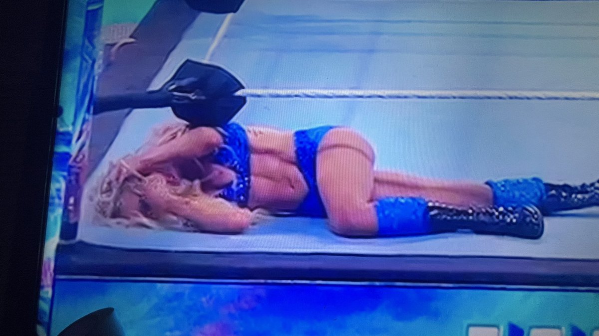 Charlotte Flair nip slip #wwe.