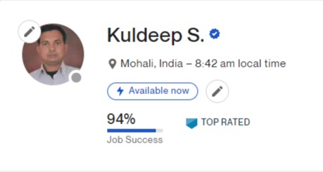 _kuldeepsingh's tweet photo. Feeling Excited...Top Rated again on Upwork
#Upwork #SEO #DigitalMarketing https://t.co/7E2OI9fqxf