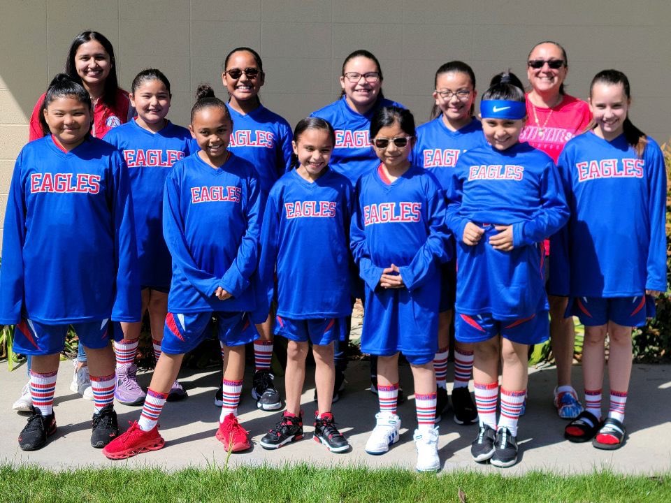 The future looks BRIGHT!❤️💙🦅 #LittleEagles #EagleNation #AAUBasketball