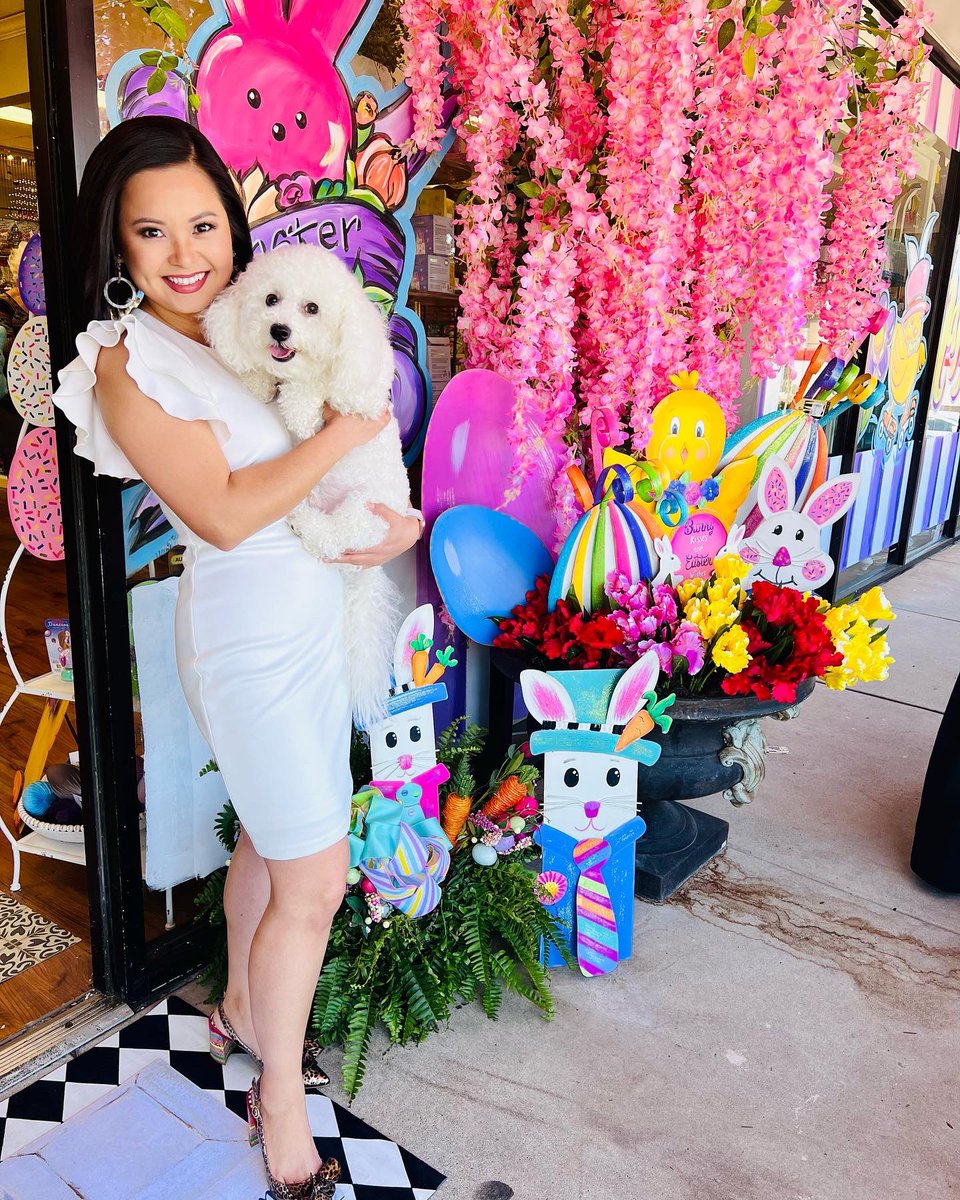 ChinhDoan's tweet photo. ๐ธ Springtime shopping and photo shoot with Mom & Bruce the Bichon at one of our favorite Tulsa boutiques ๐
#SpringShopping #TulsaShopping #MotherDaughterShopping #MotherDaughterShoot #ShopLocal #easterbunny #easterbunnypicture #petpics #tulsapets #oklahomapets #petphotography https://t.co/qIGeX2o4wx