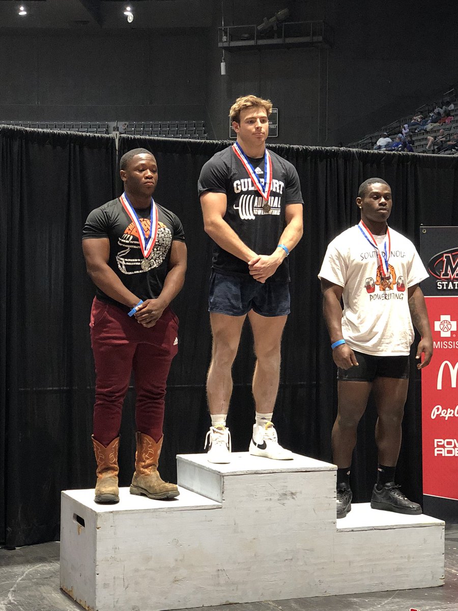 GoMavsPWL's tweet photo. It was the boys turn today at the State meet in the Coliseum. The Mavericks finished 3rd overall! #gomavs

Individually, Jaishun Bell 🥈, Ed Dunigan 🥈, and Monterrius Walker 🥈 medaled in their weight class. https://t.co/jTva65XheK