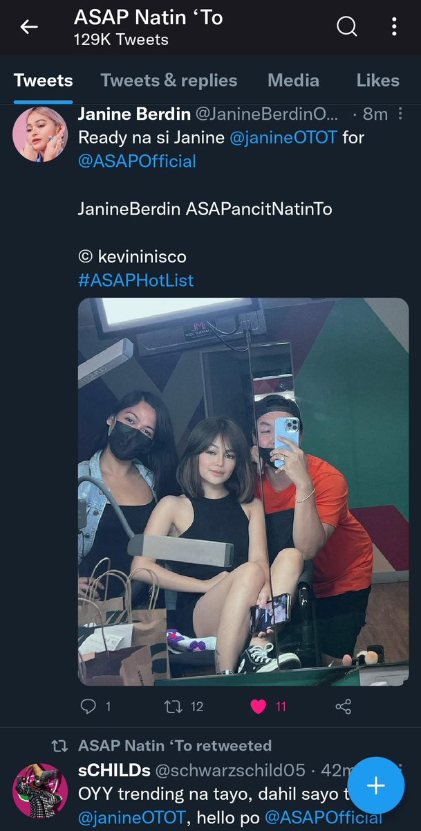 Congrats po sa inyo naretweet ni asap!!:)

JanineBerdin ASAPancitNatinTo
#ASAPHotlist
