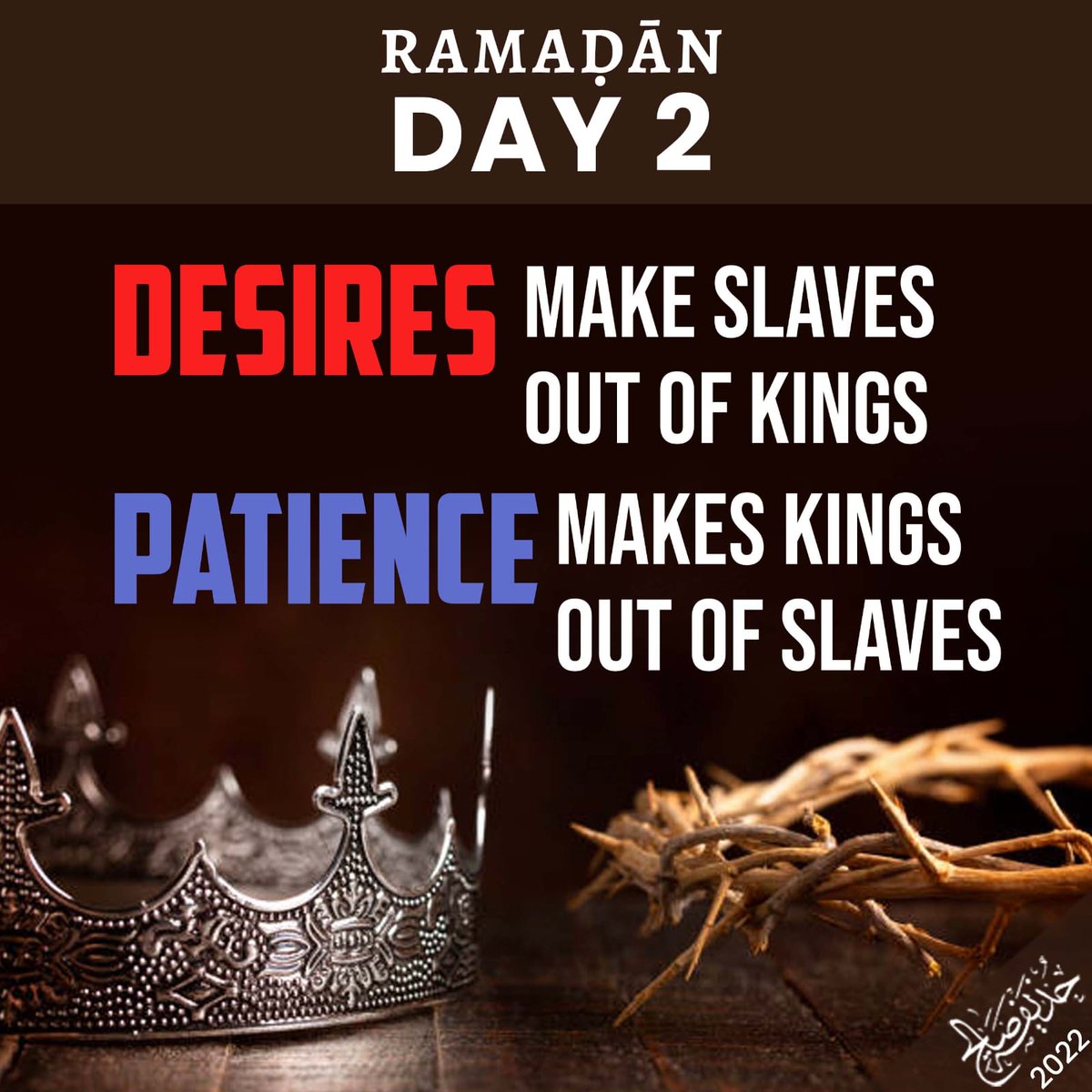 Ramadhan Day 2 
Courtesy of Mawlana <a href="/HuzFuz/">Huzaifa</a>