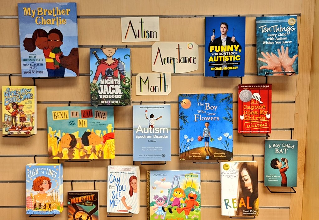 BooksIncStores's tweet photo. April is Autism Acceptance Month, and we have some amazing books for you to enjoy and learn!
Visit: https://t.co/pcEgzjGvGu
#BooksIncLaurel #BooksInc #Autism #AmazingStories #MustReads #AutismAcceptanceMonth #AutisticAdvocacy #IndieBookstore #ShopLocalFOREVER https://t.co/1cpFOOnIi2