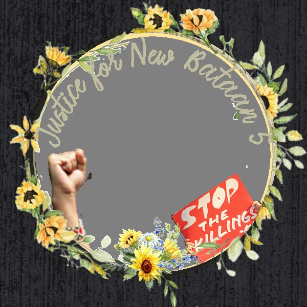 sosnetworkcebu's tweet photo. JOIN OUR PROFILE FRAME BLAST TODAY, AT 7PM!

ACCESS THE FRAME HERE: https://t.co/hQrkSXYe33

You may use this profile frame to show your support for the #JusticeForNewBataan5 campaign. Feel free to use the following caption, too.

(1/3) https://t.co/QD2a1gRMkF