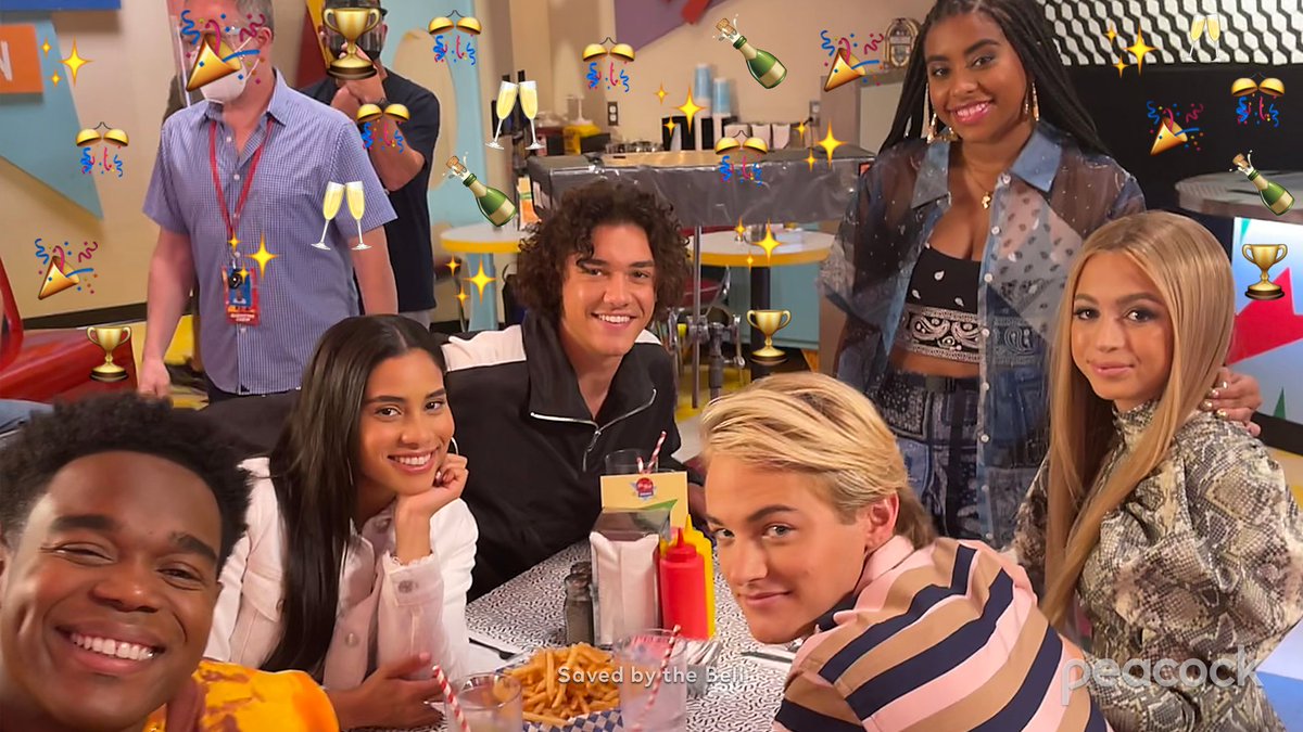 peacock's tweet photo. Did someone say Saved by the Bell won the GLAAD Media Award for Outstanding Comedy Series?! https://t.co/Elrw4hyHys