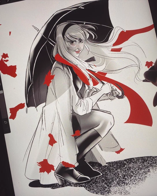 Gwen Stacy commission doodle 🕷❤️ 