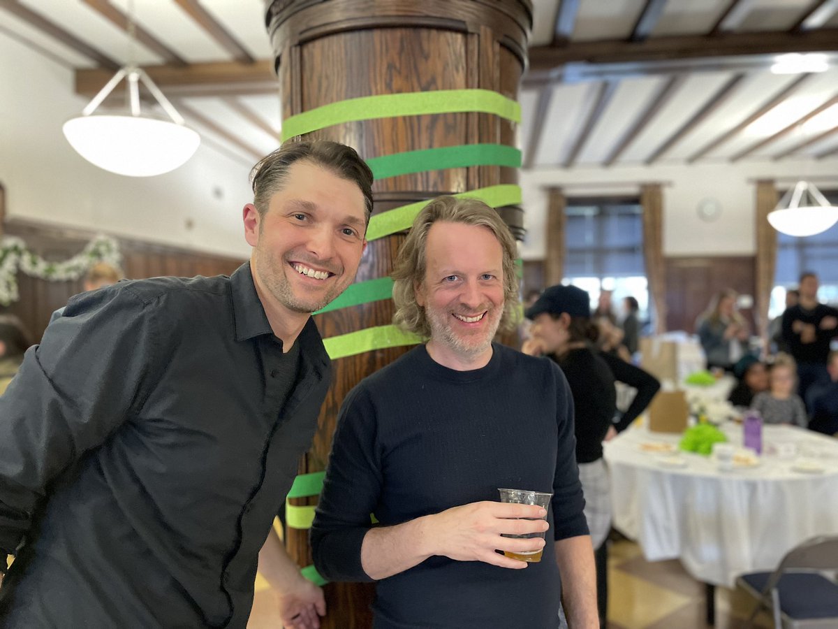 Two old rockers after our show…with <a href="/sashagreenawalt/">Sasha Greenawalt</a>