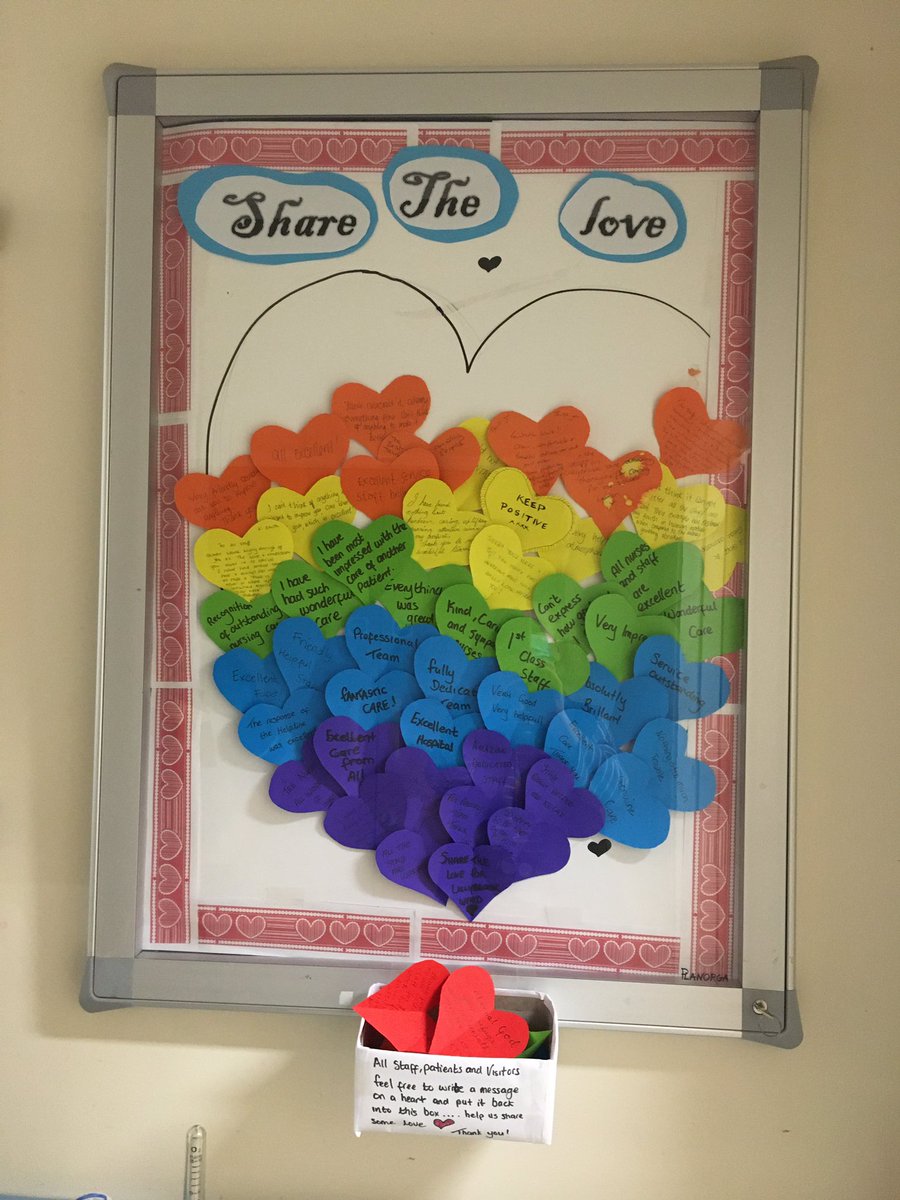 Tracey π (@cullerne873) on Twitter photo Spotted this today on <a href="/LilleybrookWard/">Lilleybrook Ward</a> <a href="/gloshospitals/">Gloucestershire Hospitals NHS Foundation Trust</a> Great idea getting patients & staff involved. It looks superπππ <a href="/GHFT_Excellence/">Nursing, AHP and Midwifery Excellence</a> Spotted this today on <a href="/LilleybrookWard/">Lilleybrook Ward</a> <a href="/gloshospitals/">Gloucestershire Hospitals NHS Foundation Trust</a> Great idea getting patients & staff involved. It looks superπππ <a href="/GHFT_Excellence/">Nursing, AHP and Midwifery Excellence</a>