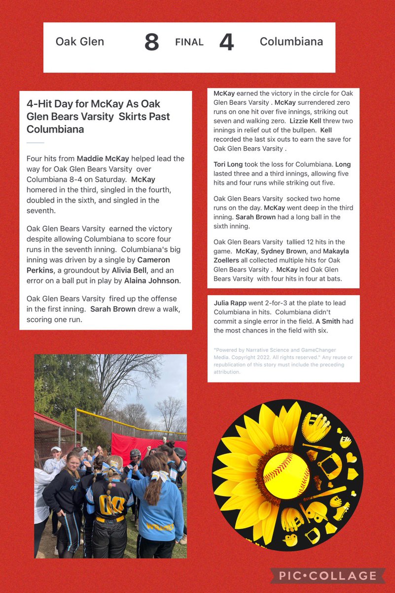 sherriewv's tweet photo. @softball_og @AthleticsGlen @OvacSoftball @MetroNewsPrep @RMetzgerWTOV9 @SNolteWTRF @rwrightmckay @madirose121 
@SarahBrown2023 
@sydneybrown2023
@Calahan_Mckenna
@lizziekell_
@MaddieMckay2022
@livmunoz1
@renfro_emma #wvprepsb https://t.co/s9QlOtncVx