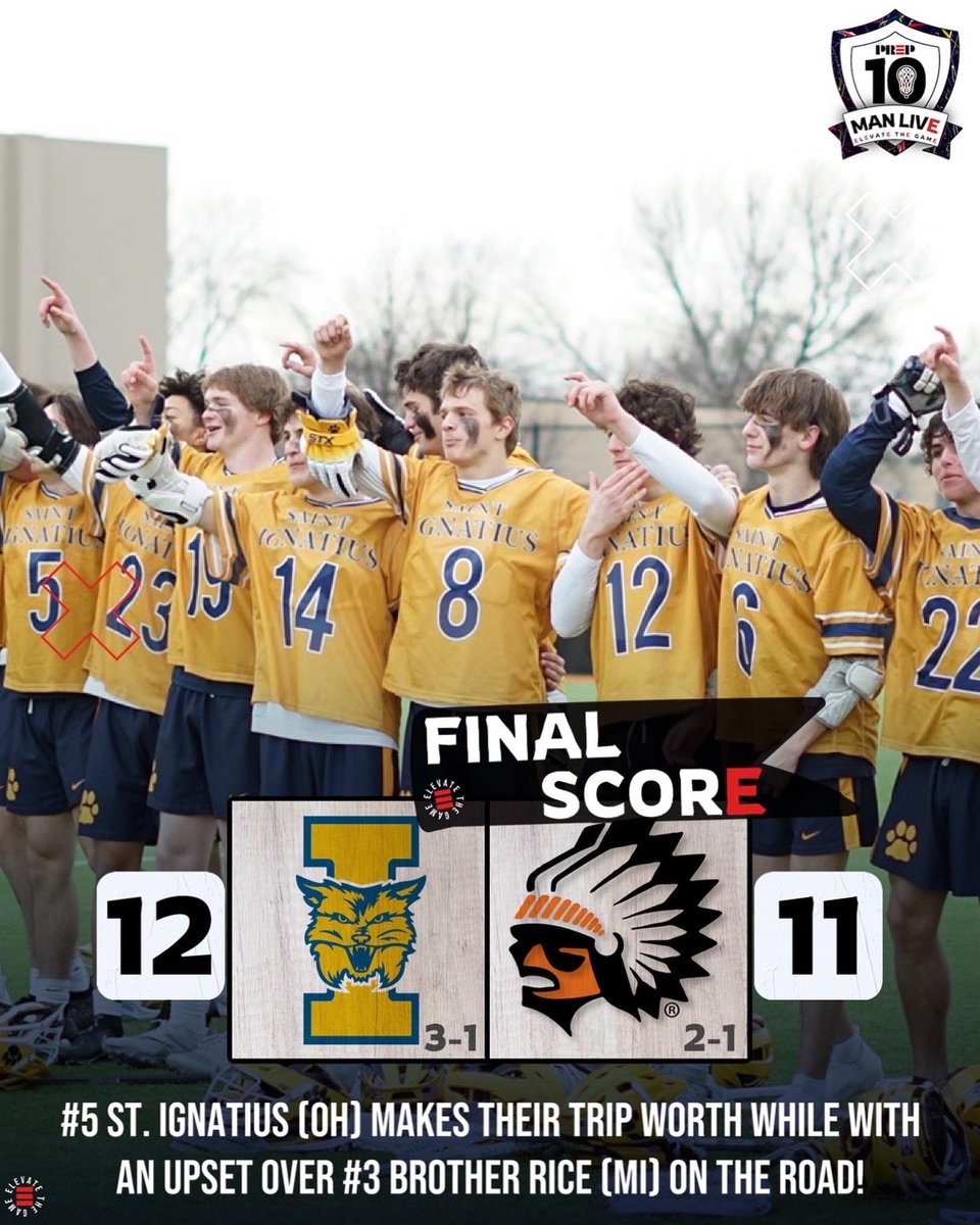 St. Ignatius gets the job done on the road in this Midwest battle!🔥

More Lacrosse action to come in the next few days here on The Prep! Stay tuned ‼️‼️

#10ManLive #HSLax #LaxLife