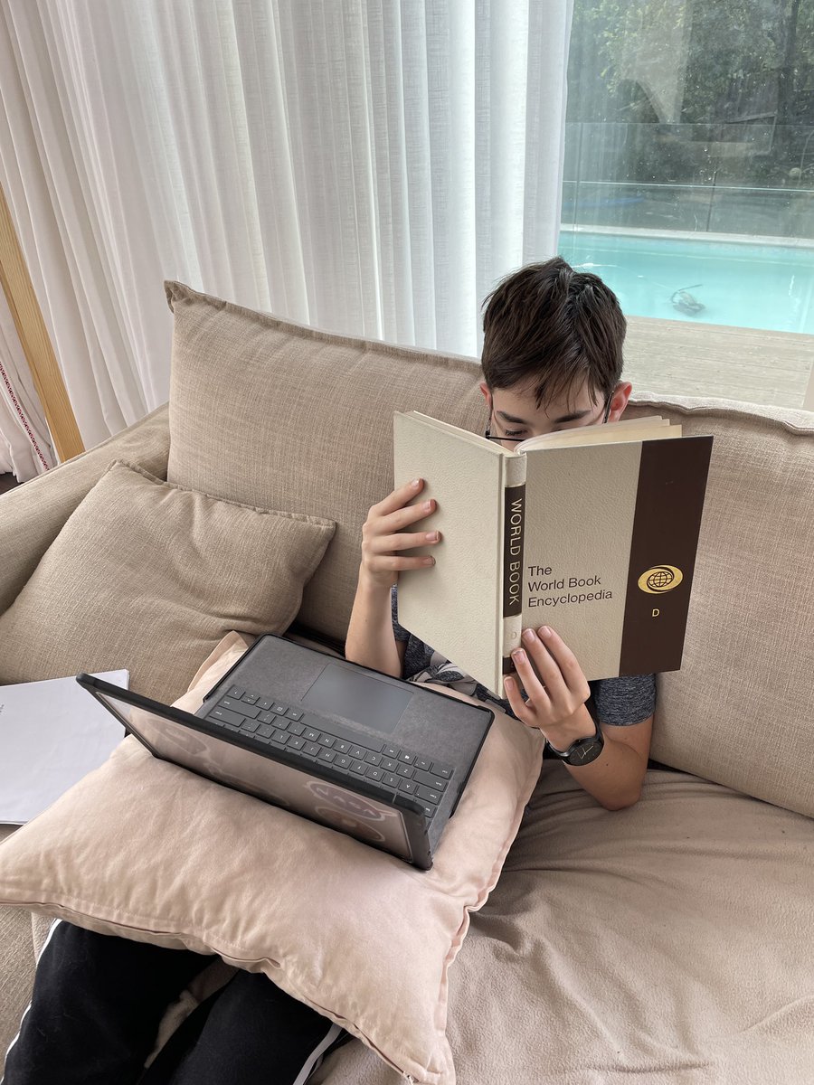 Trying to introduce some new / old research techniques in my house …