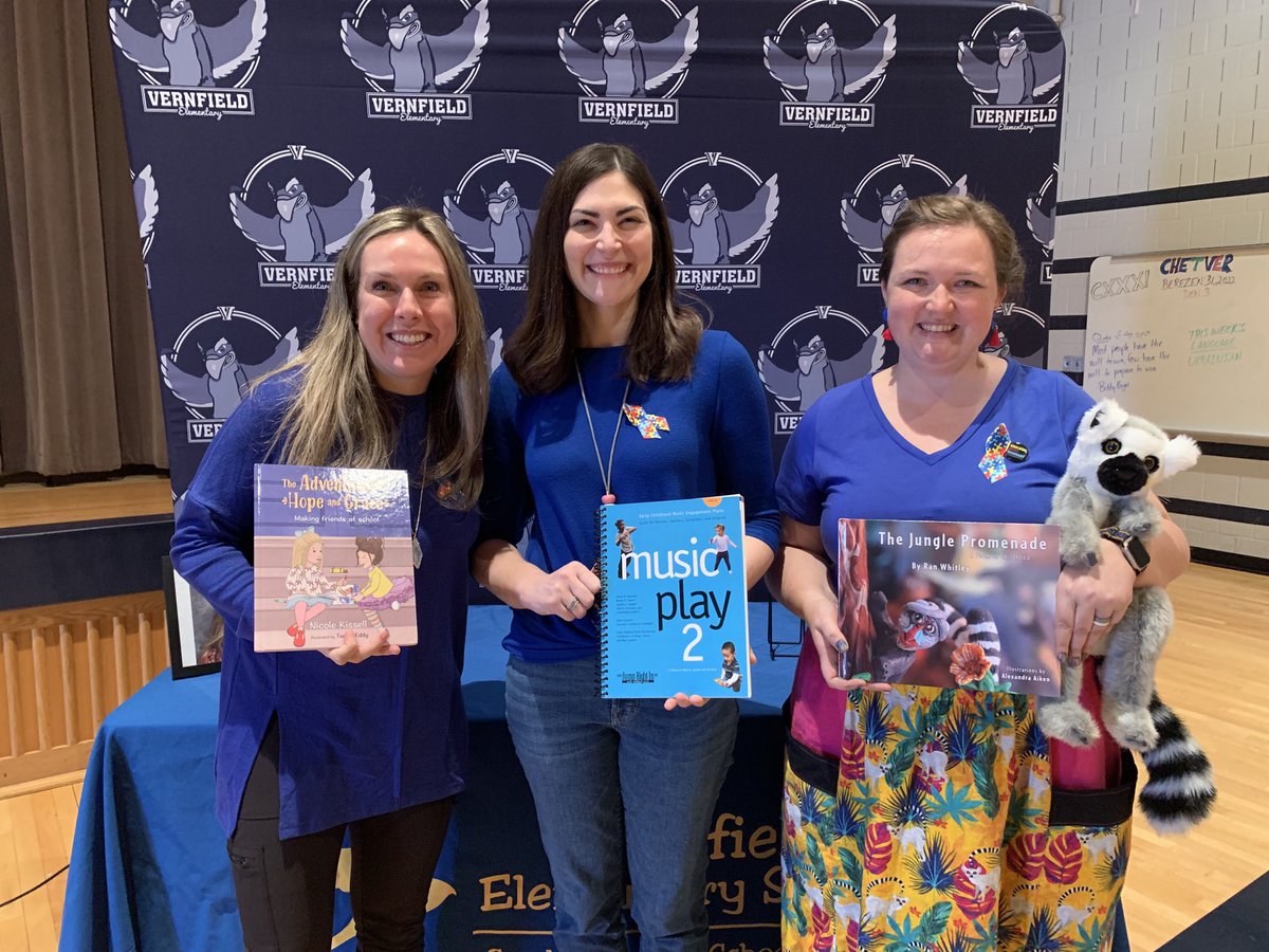 Thank you to Ms. Kissell, Mrs. Stover, and Mrs. Aiken for sharing their published works with our students!