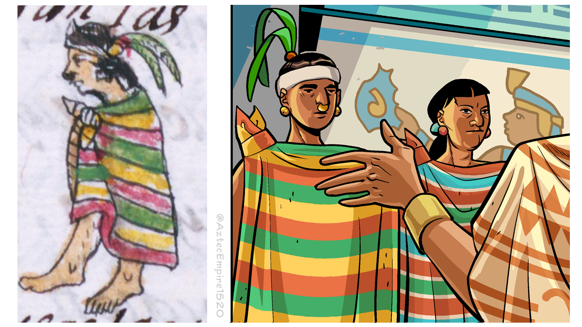 AztecEmpire1520's tweet photo. #CodextoComics
A Totonac lord from the Florentine Codex compared with a detail from page 70 of our series. https://t.co/yqIwtpsfax