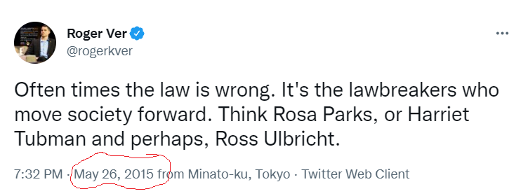 bullhead421's tweet photo. Opinion: Roger aka Bitcoin Jesus aka @rogerkver is an idiot. BUT I understand his censorship complaints. Otherwise he complains about privileged shit way too much. I remember this controversial tweet (to me it was very unintelligent) https://t.co/Le6RF1F5tv