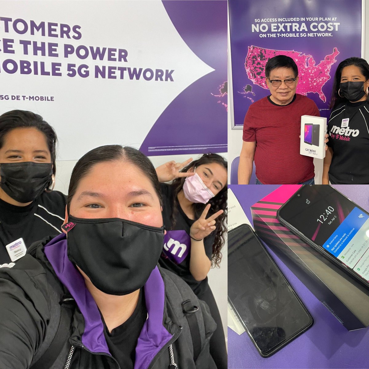 Hanging with Nancy &amp; Ada on this first Saturday of the month! Bart has been a loyal customer to Zizzo of SJ. He upgraded his Handset to a 5G phone, reactivated his old 4G device for a FREE LINE of service and added a FREE Tablet. 🤩🥳🙌🏼🔥