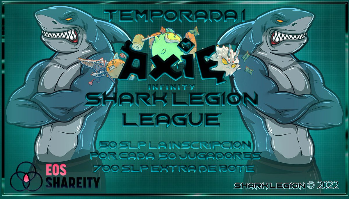 Shark_Legion's tweet photo. 1/7
𝐀𝐱𝐢𝐞 𝐈𝐧𝐟𝐢𝐧𝐢𝐭𝐲 𝐄𝐒 | 𝐒𝐡𝐚𝐫𝐤 𝐋𝐞𝐠𝐢𝐨𝐧 𝐋𝐞𝐚𝐠𝐮𝐞
𝐋𝐢𝐠𝐚 𝐝𝐞 𝐀𝐱𝐢𝐞 𝐈𝐧𝐟𝐢𝐧𝐢𝐭𝐲 𝐩𝐚𝐫𝐚 𝐥𝐚 𝐜𝐨𝐦𝐮𝐧𝐢𝐝𝐚𝐝 𝐡𝐢𝐬𝐩𝐚𝐧𝐨𝐡𝐚𝐛𝐥𝐚𝐧𝐭𝐞. https://t.co/A6kRR64qhl