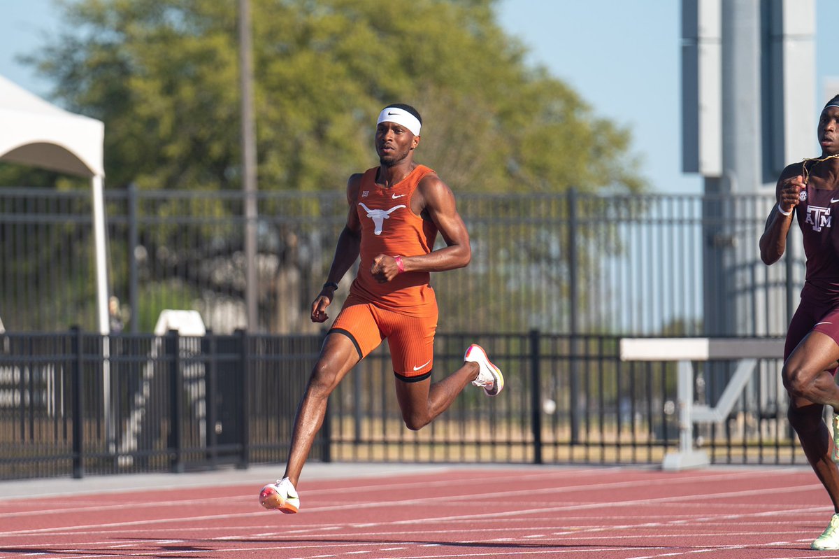TexasTFXC's tweet photo. M. 400m 🤘 | 7 pts. 

@Imthatjones4L wins it with the collegiate-leading time of 45.07 🔥

@wjhwright finishes third with a PB time of 45.64! https://t.co/yanpAHxogT