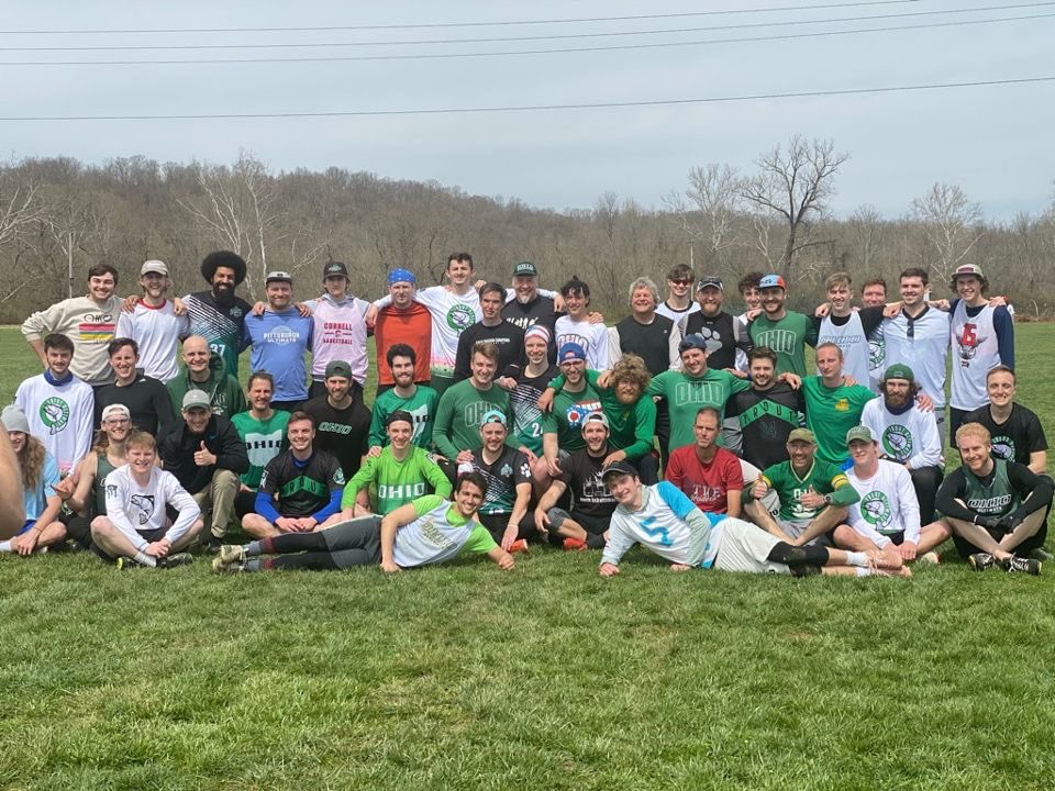 OUultimate's tweet image. Great to have lots of awesome alumni back this weekend! Ohio ultimate runs deep.